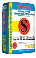 Shtukaturka SAMIX TN-23 cementno-gipsovaya 30kg-PhotoRoom.png-PhotoRoom