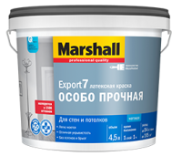 Kraska MARSHALL Export-7 dlya sten i potolkov matovaya baza BW 4,5l