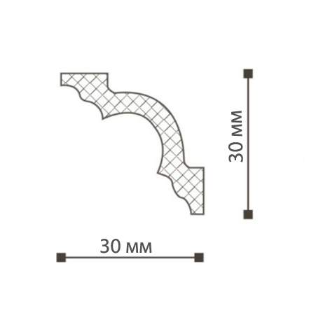 Plintus potolochnyj NMC LX-40  2