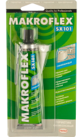 Germetik silikonovyj sanitarnyj MAKROFLEX SX101 prozrachnyj 85ml