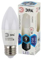 Lampa svetodiodnaya ERA standart 9Vt E27 4000K matovaya svecha 9W E27 B35 4000 1