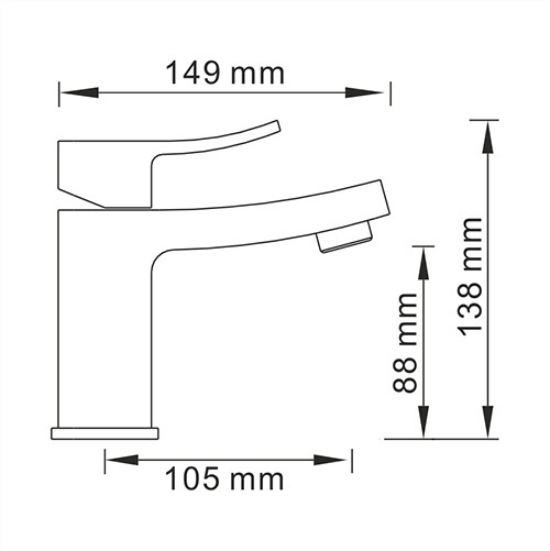 Smesitel dlya rakoviny WasserKRAFT Exter 1603 2