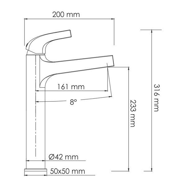 Smesitel dlya rakoviny WasserKRAFT Sauer 7103H 2