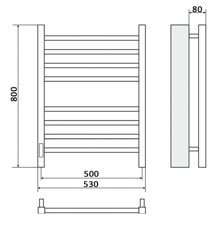 Nika STEP-1 8p 80kh50 belyy 2