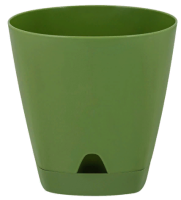 Gorshok dlya cvetov 0,65l Ingreen Amsterdam 220294 olivkovyj