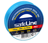 Izolenta 19mm 20m SafeLine 9371 sinyaya