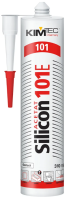 Germetik silikonovyj KIM TEC 101E belyj 310ml