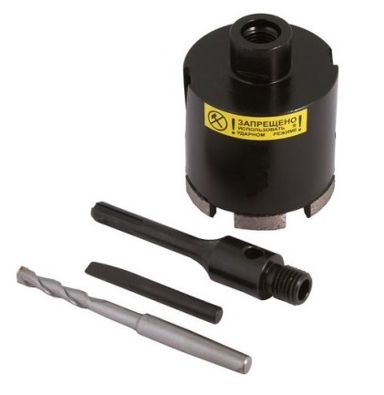 Koronka almaznaya po betonu 68mm Skole 4