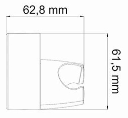 Derzhatel dlya lejki nastennyj WasserKRAFT A014 2