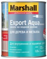 Emal MARSHALL Export Aqua na vodnoj osnove dlya dereva i metalla temno-korichnevaya polumatovaya 0,8l