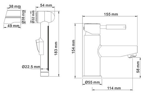 Smesitel WasserKRAFT Main 4108 2