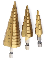 Nabor stupenchatyh sverl po metallu