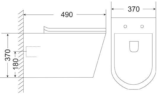 Unitaz bezobodkovyj podvesnoj 2