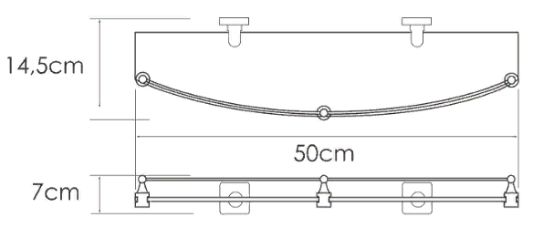 Polka steklyannaya s bortikom 2
