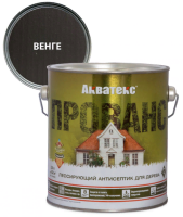 Lessiruyushchij antiseptik dlya dereva Akvateks PROVANS venge 2,5l Rogneda