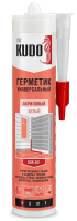 Germetik KUDO akrilovyj universalnyj belyj KSK 301 280ml KSK-301