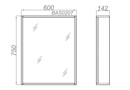 Zerkalo AQWELLA Basic 2