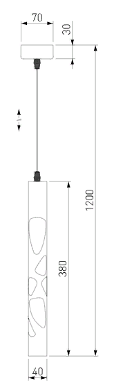 Svetilnik podvesnoj svetodiodnyj ELEKTROSTANDARD a044556 2