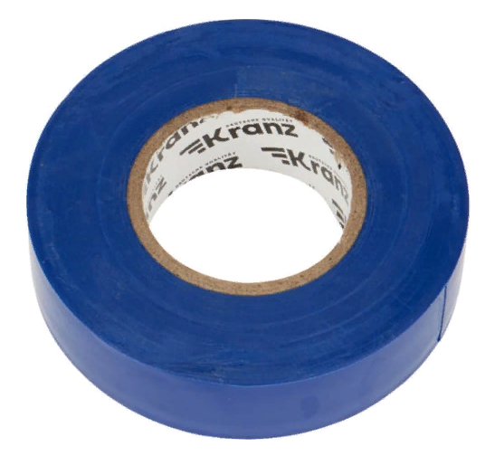 Izolenta professionalnaya 19mm 20m KRANZ KR-09-2805 sinyaya 2
