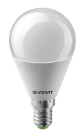 Lampa svetodiodnaya ONLAJT 10Vt E14 4000K shar