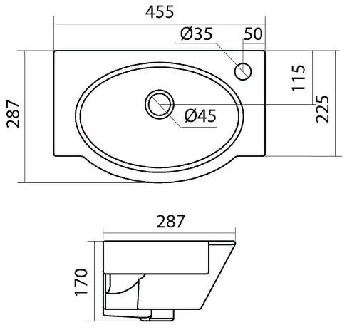 Umyvalnik SANTEK FORUM 2
