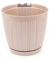 Gorshok dlya cvetov Ingreen Barcelona molochnyj shokolad