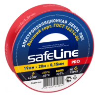 Izolenta 19mm 20m SafeLine 9368 krasnaya