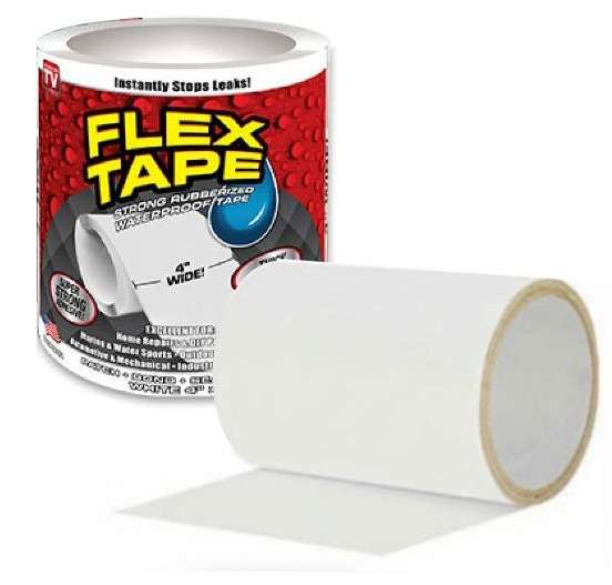 Sverhprochnaya klejkaya lenta belaya Flex Tape 178575217 2