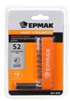 Nabor bit + udlinitel-adapter 601-049 Ermak (10pr) 0