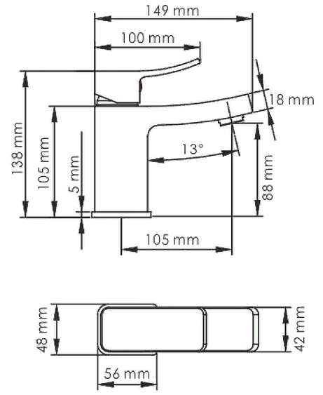 Smesitel dlya rakoviny WasserKRAFT Aller 1063 2