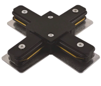 Konnektor dlya trekovogo svetilnika X-obraznyj JAZZWAY 5010871 chernyj