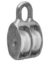 Blok dvojnoj s nejlonovym rolikom 20mm (d5)