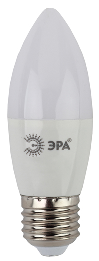 Lampa svetodiodnaya ERA standart 9Vt E27 2700K svecha 9W E27 B35 2700 2