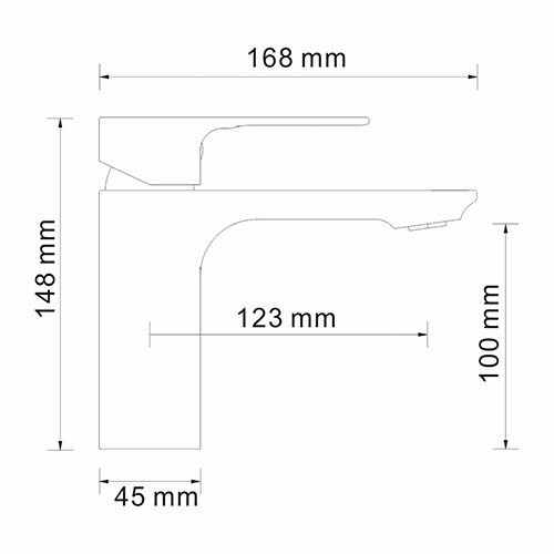 Smesitel dlya rakoviny WasserKRAFT Dinkel 5803 2