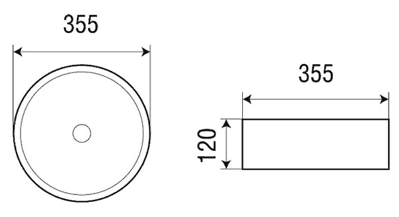 Rakovina nakladnaya AZARIO AZ-3134 2 Rakovina nakladnaya AZARIO AZ-3134 2