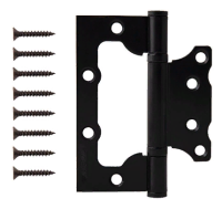 Petlya nakladnaya PUERTO 100x75x2,5 chernyj IN100-2S FH B (2sht)