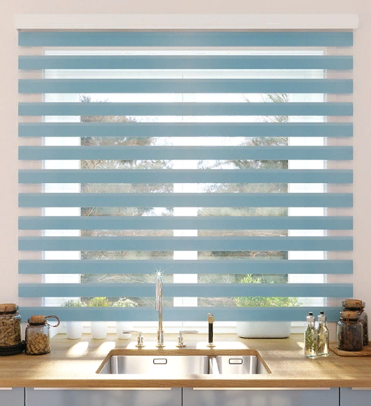 Rulonnaya shtora Den-Noch nebesno-gol 2