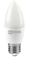 Lampa svetodiodnaya IN HOME 6Vt svecha E27 480Lm 3000K matovaya-fotor-bg-remover-20240116125825