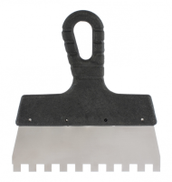 Shpatel zubchatyj Sparta nerzhaveyushchaya stal 200mm 8x8mm 85122