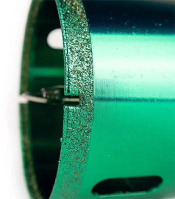 Koronka almaznaya po keramogranitu s centriruyushchim sverlom 2