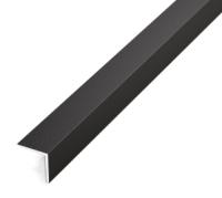 Uglovoj profil dekorativnyj 10x10 chernyj 1
