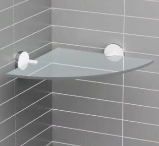 Polka uglovaya steklyannaya FORA LORD FOR-LORD035WT belyj 2 Polka uglovaya steklyannaya FORA LORD FOR-LORD035WT belyj 2