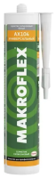Germetik silikonovyj MAKROFLEX AX104 universal'nyj belyj 290ml
