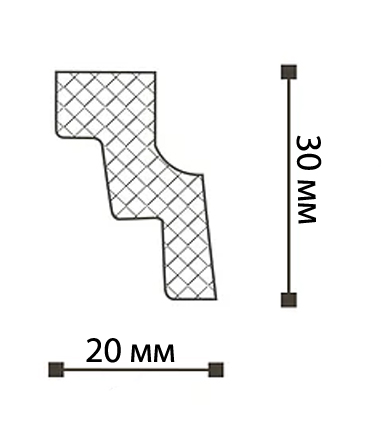 Plintus potolochnyj NMC LX-28 2