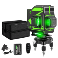 Lazernyj uroven zelenyj luch Paowafol 3D 1