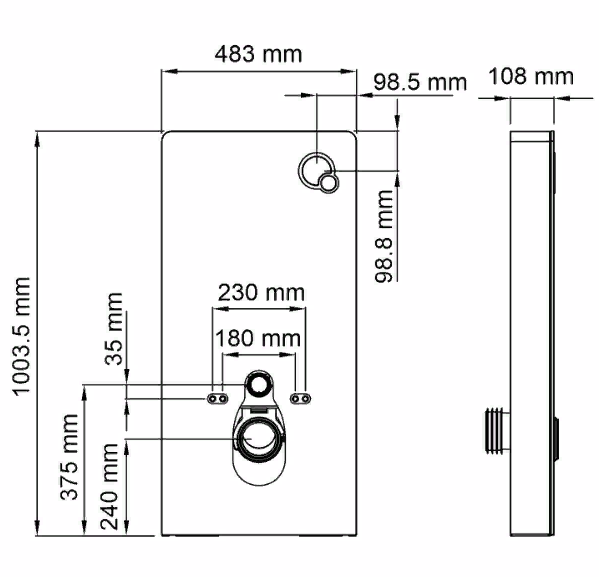 Pristennyj modul installyacii dlya unitazov 3