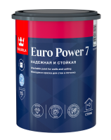 Kraska EURO POWER-7 TIKKURILA moyushchayasya dlya sten i potolkov 0,9l baza S 18923