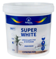 Kraska dlya sten i potolkov Pelligrina Pearl Super White