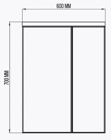 Zerkalo-shkaf LORANTO Verona 2