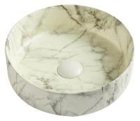 Rakovina AZARIO nakladnaya mramornaya 1